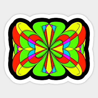 Abstract Art Design Sticker